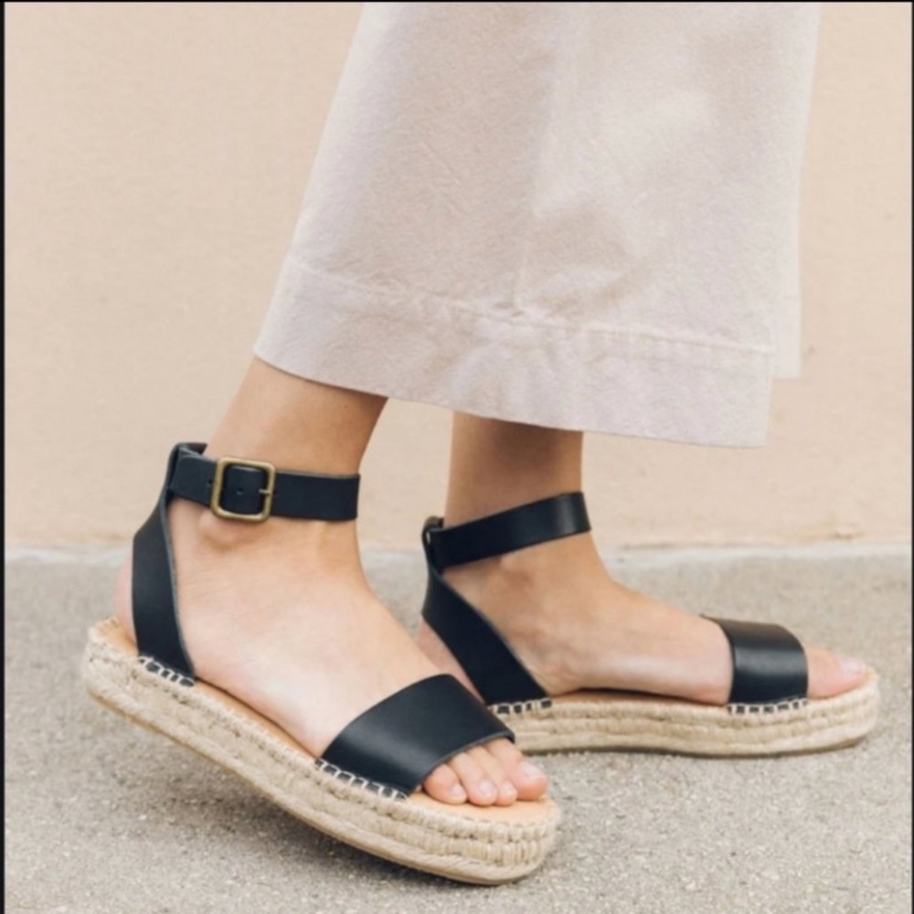 Soludos Cadiz Leather Espadrille Sandal